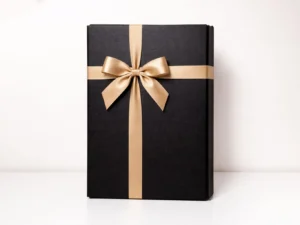 Geschenkverpackung - 2 Flaschen + 1 Glas